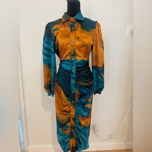 Venti 6 button down dress, small